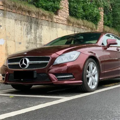 Gloss Metallic Black Cherry Red Car Vinyl Wrap review Amber 01