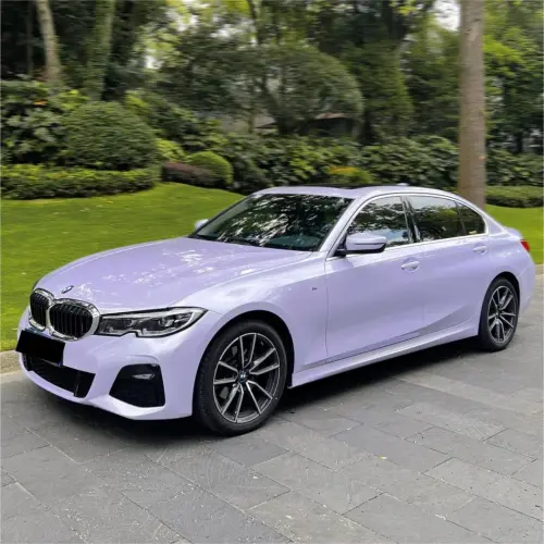 Gloss Voilet Light Purple Car Vinyl Wrap PET review 