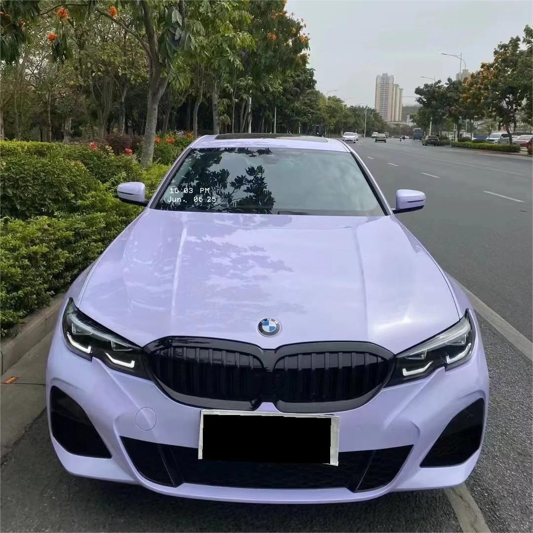 Gloss Voilet Light Purple Car Vinyl Wrap PET review Jake 01