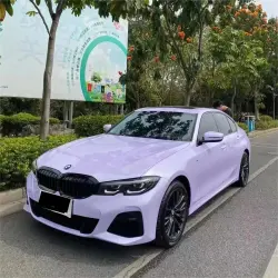 Gloss Light Purple Car Vinyl Wrap review Jake 01