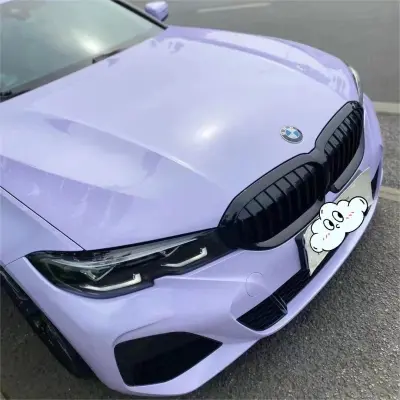 Gloss Light Purple Car Vinyl Wrap review Jake 03