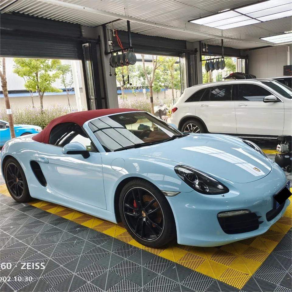 Gloss Ice Blue Car Vinyl Wrap PET review Jake schnatter 01