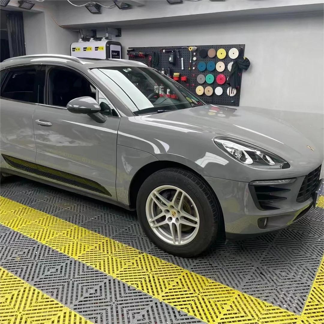 Gloss Light Nardo Grey Car Vinyl Wrap PET review Asad Hum 00