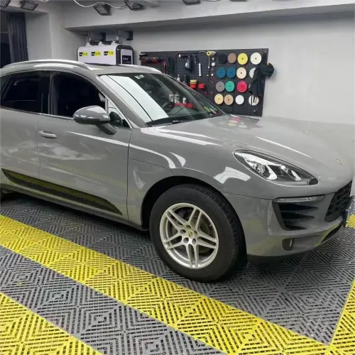 Gloss Light Nardo Grey Car Vinyl Wrap PET review 