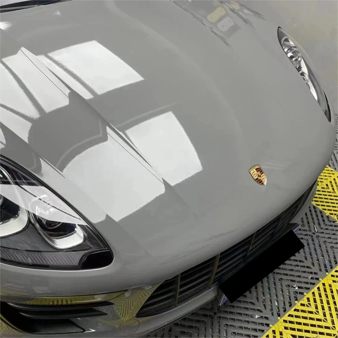 Gloss Light Nardo Grey Car Vinyl Wrap PET review Asad Hum 01