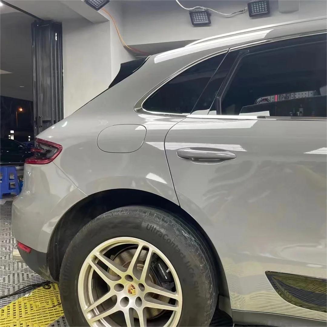 Gloss Light Nardo Grey Car Vinyl Wrap PET review Asad Hum 03