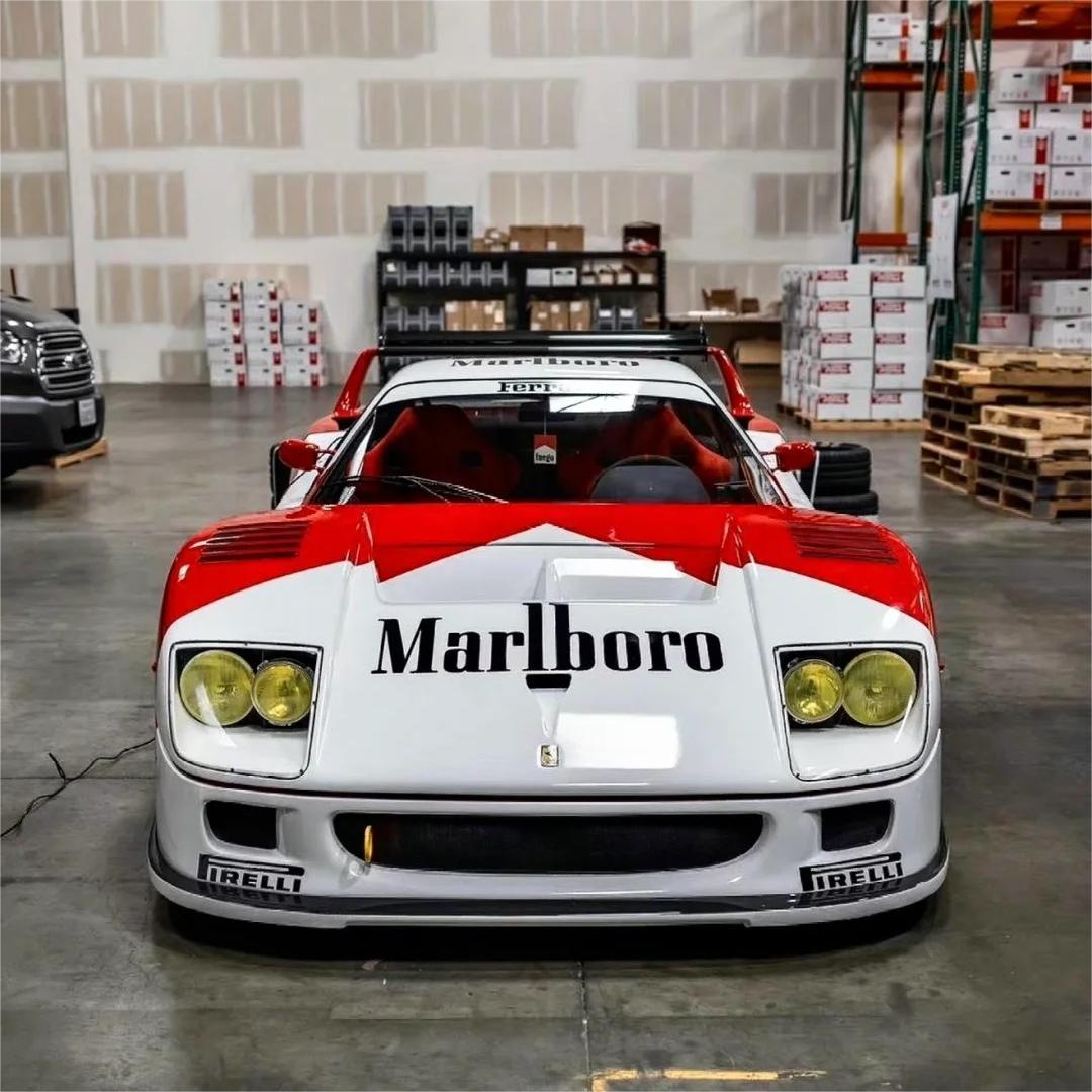 Marlboro Racing Car wrap- White, Red and Black Car Wrap (Bundle) review 2