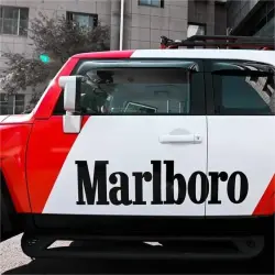 Marlboro Racing Car - White, Red and Black Car Wrap (Bundle) review CK Khozam 04