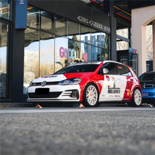 Marlboro Racing Car wrap- White, Red and Black Car Wrap (Bundle) review David