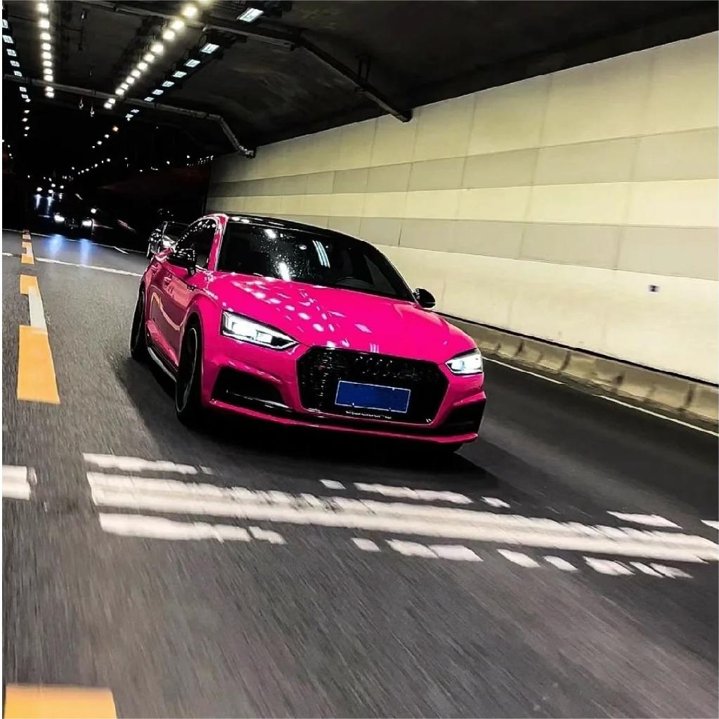 Gloss Rose Red Car Vinyl Wrap PET review Ethan carpenter 01