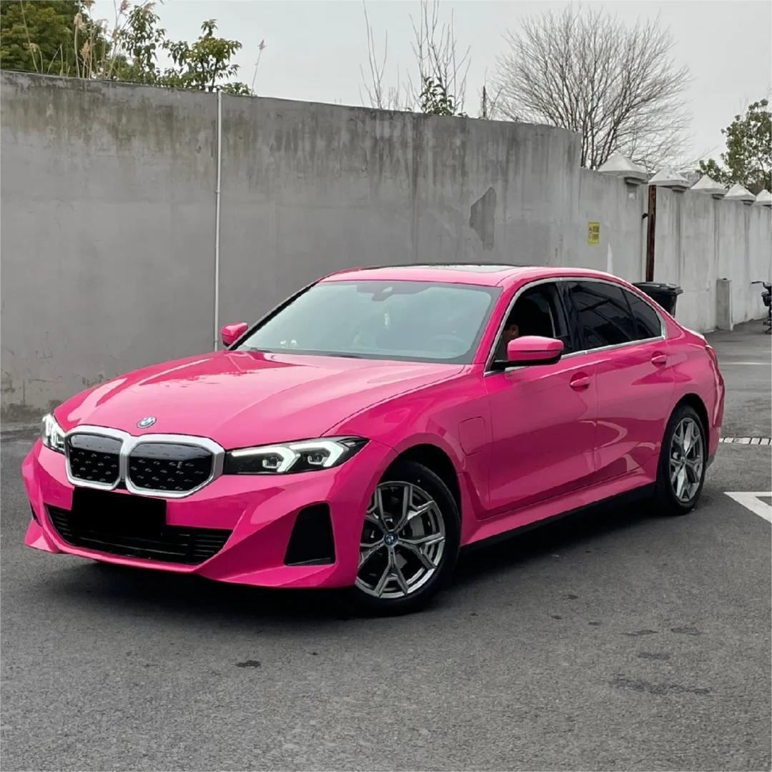 Gloss Rose Red Car Vinyl Wrap PET review Marcello Petroni 00