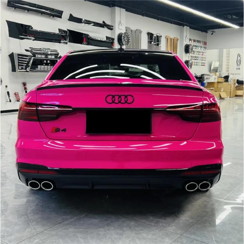 Gloss Rose Red Car Vinyl Wrap PET review Carlos Gomez 04