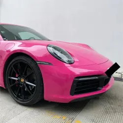 Gloss Rose Red Car Vinyl Wrap Sale review Cyril Rothen 03