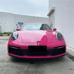 Gloss Rose Red Car Vinyl Wrap Sale review Cyril Rothen 01