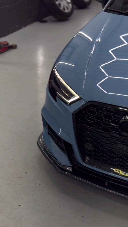 Gloss China Blue Car Vinyl Wrap review Malek Darwish