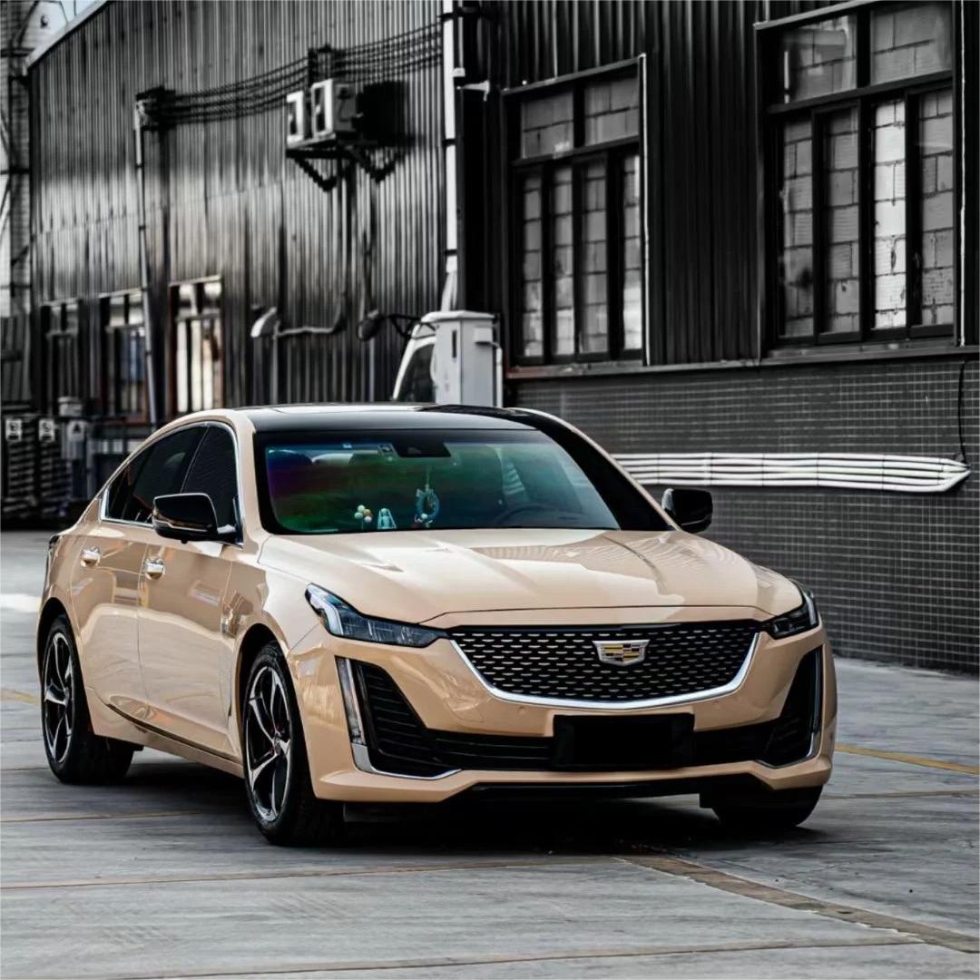 Gloss AMG Desert Yellow Car Vinyl Wrap PET review Samantha 02