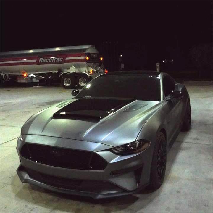 Matte Metallic Dark AMG Grey Car Vinyl Wrap PET review Rick 01