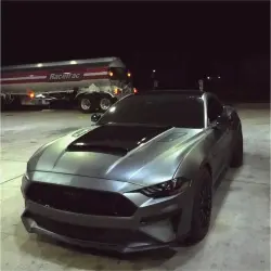 Matte Metallic Dark Grey Car Vinyl Wrap review Rick 02