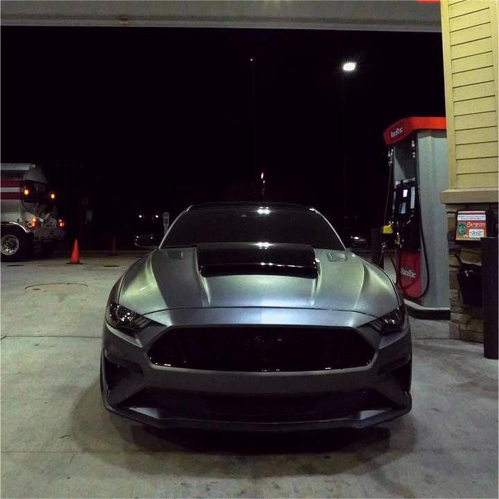 Matte Metallic Dark AMG Grey Car Vinyl Wrap PET review Rick 02