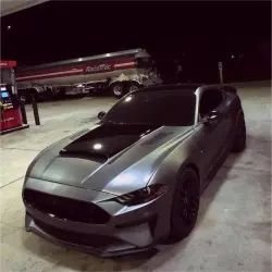 Matte Metallic Dark Grey Car Vinyl Wrap review Rick 06