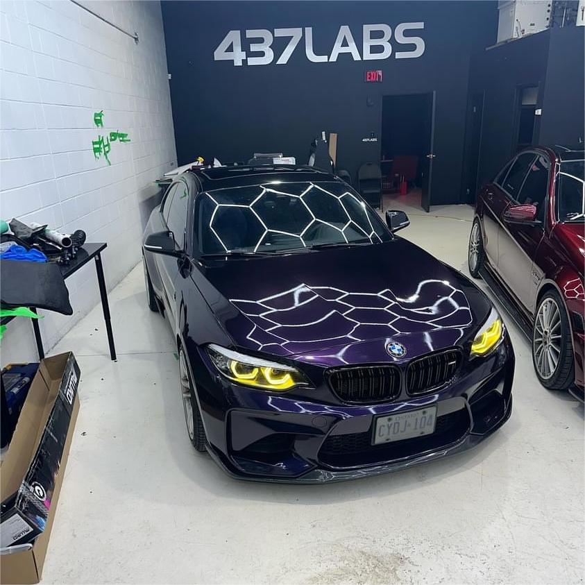 Gloss Metallic Midnight Purple Car Vinyl Wrap BMW PET review Aaron G 02