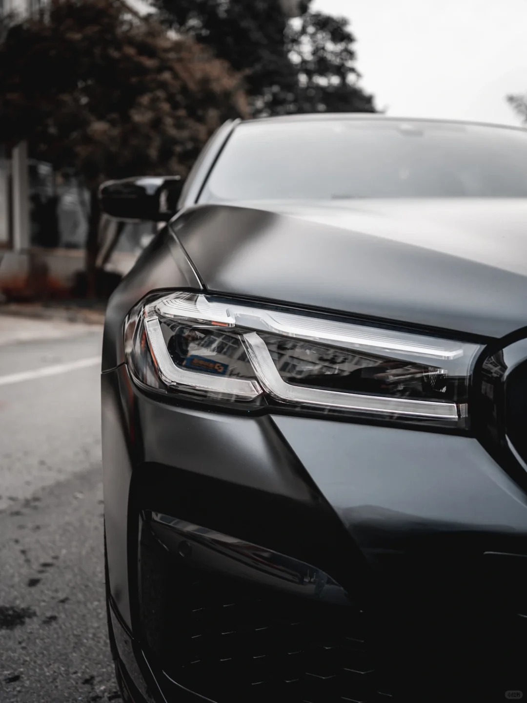 Matte Satin Black Ceramic Black Car Vinyl Wrap BMW  PET  review Nicole cuba 01