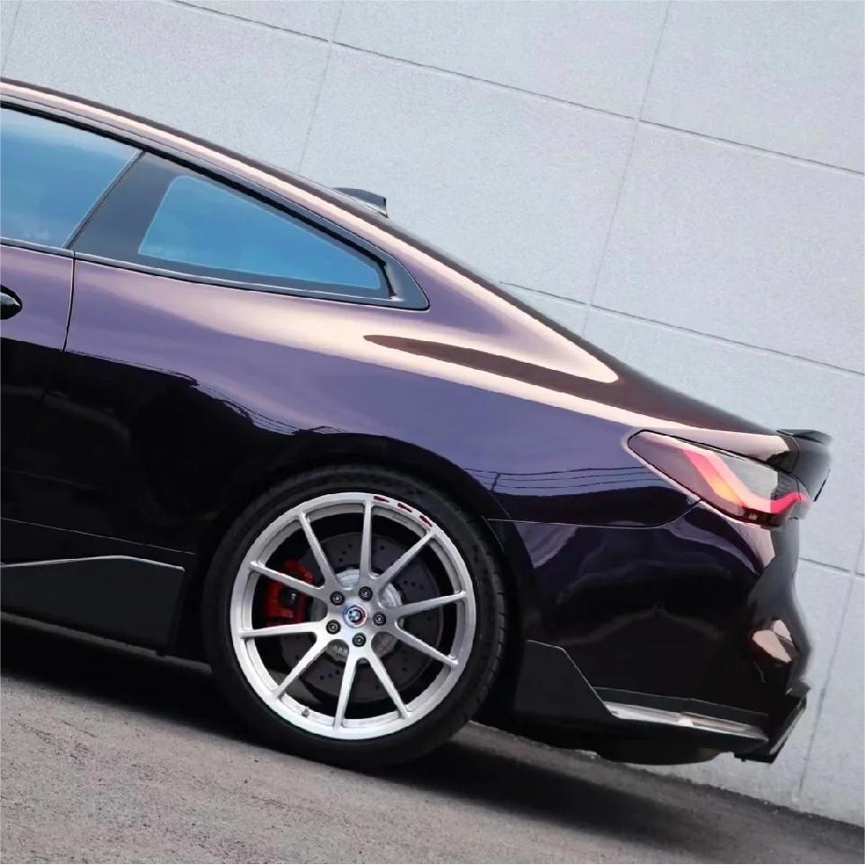 Gloss Metallic Gentian Purple Car Vinyl Wrap  PET review Anthony Tripodi 04