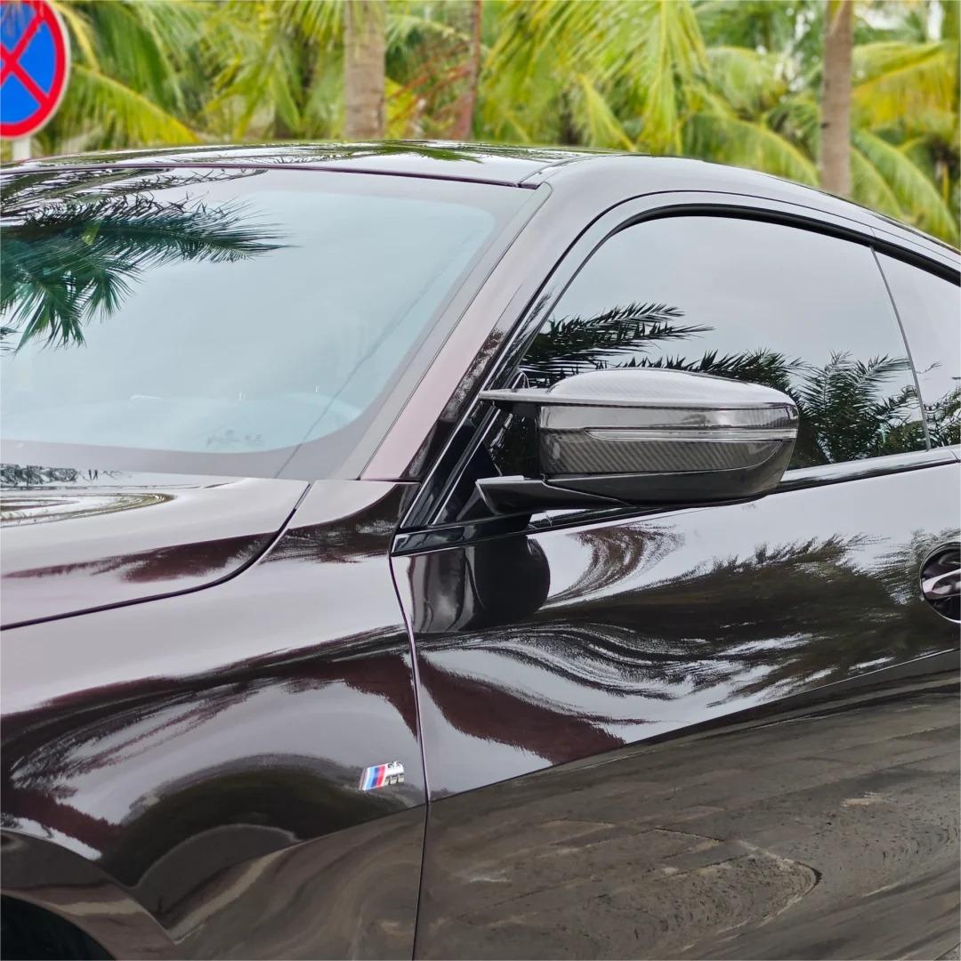 Gloss Metallic Gentian Purple Car Vinyl Wrap  PET review CK Khozam 00