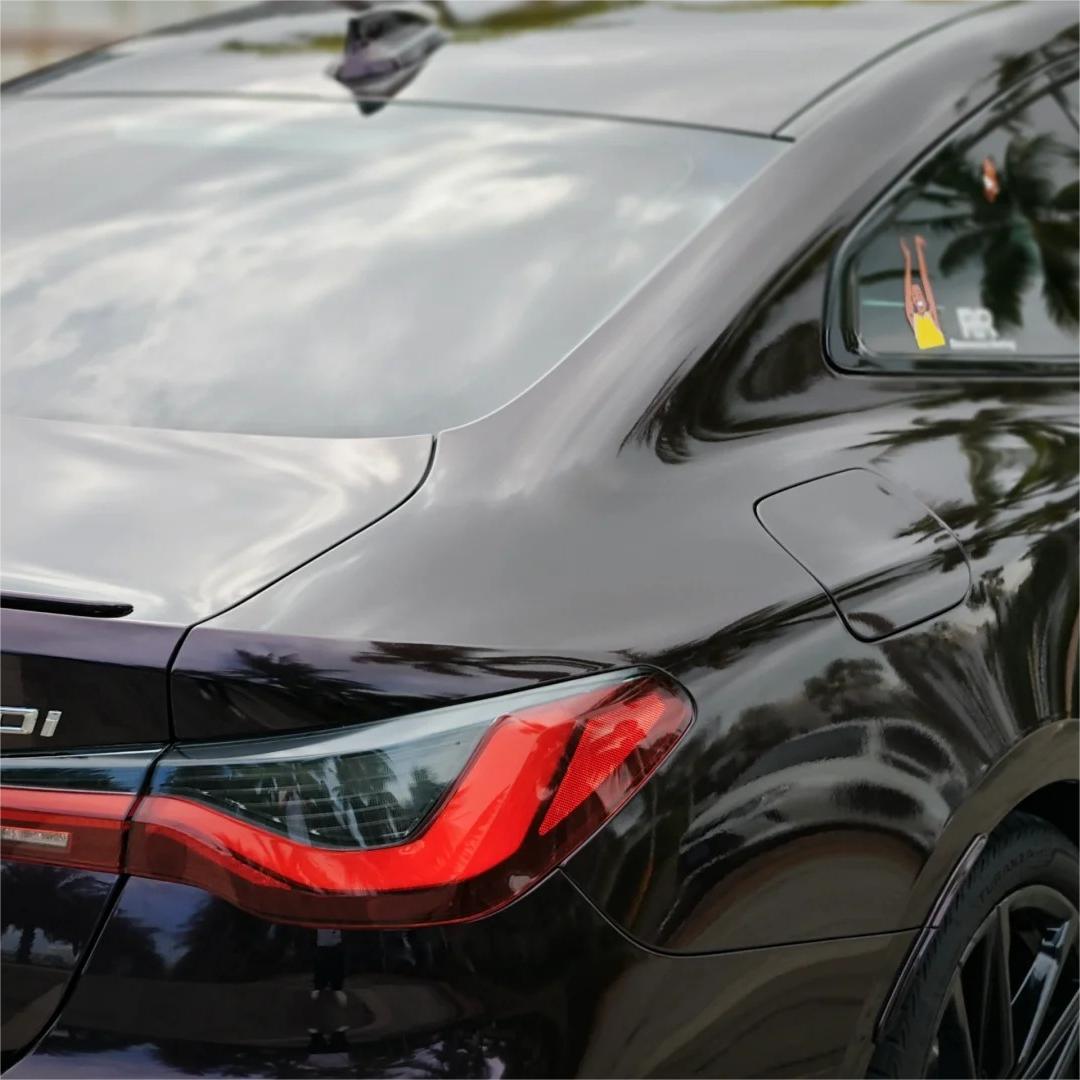 Gloss Metallic Gentian Purple Car Vinyl Wrap  PET review CK Khozam 03