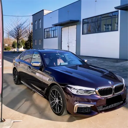 Gloss Metallic Gentian Purple Car Vinyl Wrap  PET review 