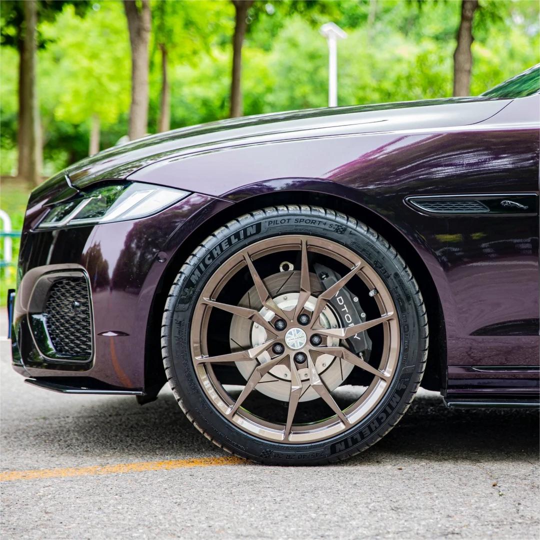 Gloss Metallic Gentian Purple Car Vinyl Wrap  PET review David Dias 01