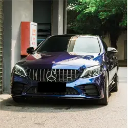 Gloss Metallic Dark Blue Car Vinyl Wrap PET | Audi Navarre Blue review Brooks 02