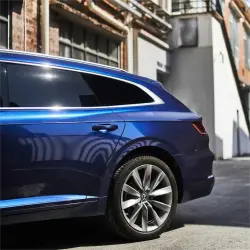 Gloss Metallic Dark Blue Car Vinyl Wrap PET | Audi Navarre Blue review Manuja 03