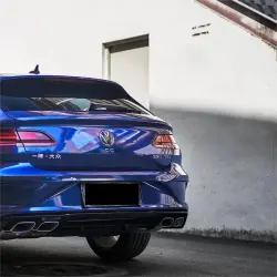 Gloss Metallic Dark Blue Car Vinyl Wrap PET | Audi Navarre Blue review Manuja 02