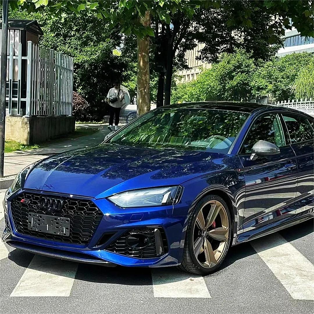 Gloss Metallic Dark Blue Car Vinyl Wrap PET | Audi Navarre Blue review Craig Aardahl 00