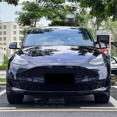 Glossy Metallic Glitter Black Blue Vinyl Wrap reviewed by