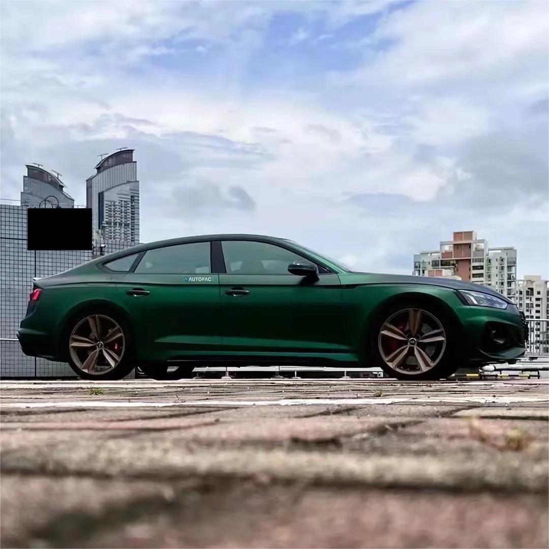 Matte Metallic Chrome Venom Green Car Vinyl Wrap PET review calebvet 04