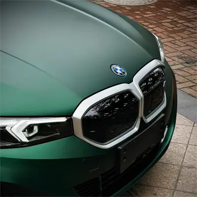 Matte Metallic Chrome Venom Green Car Vinyl Wrap PET review C. Martinez 03