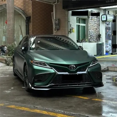 Matte Metallic Chrome Venom Green Car Vinyl Wrap PET review John351 02