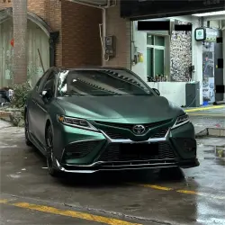 Matte Metallic Chrome Venom Green Car Vinyl Wrap PET review John351 02