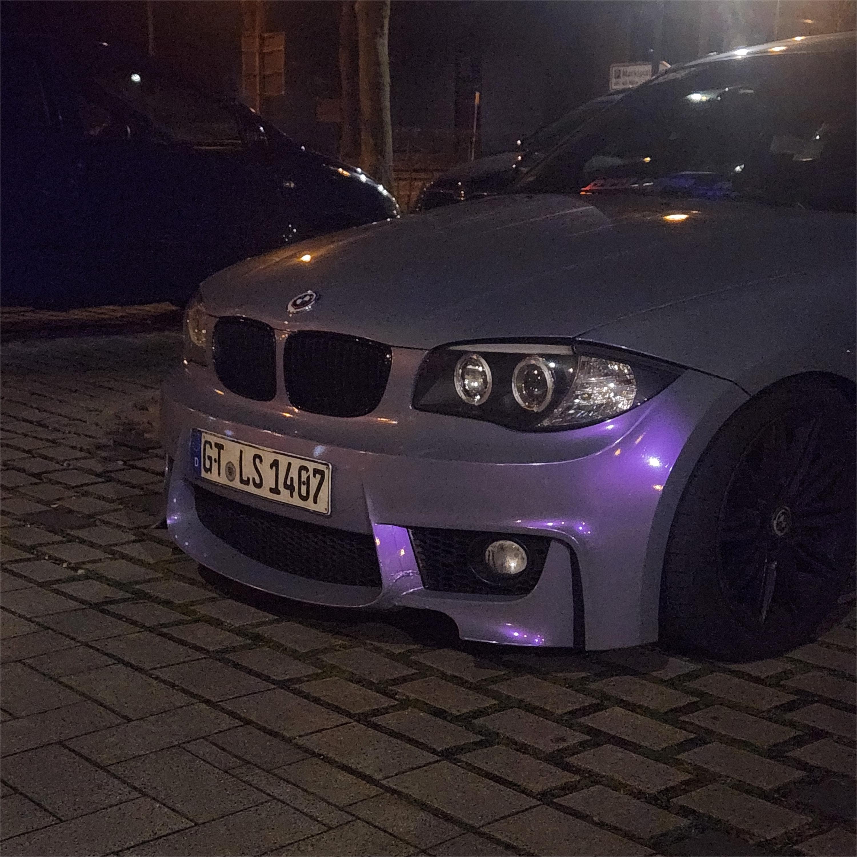 Gloss Metallic Chameleon Candy Grey Purple Car Vinyl Wrap PET review L.K. 02