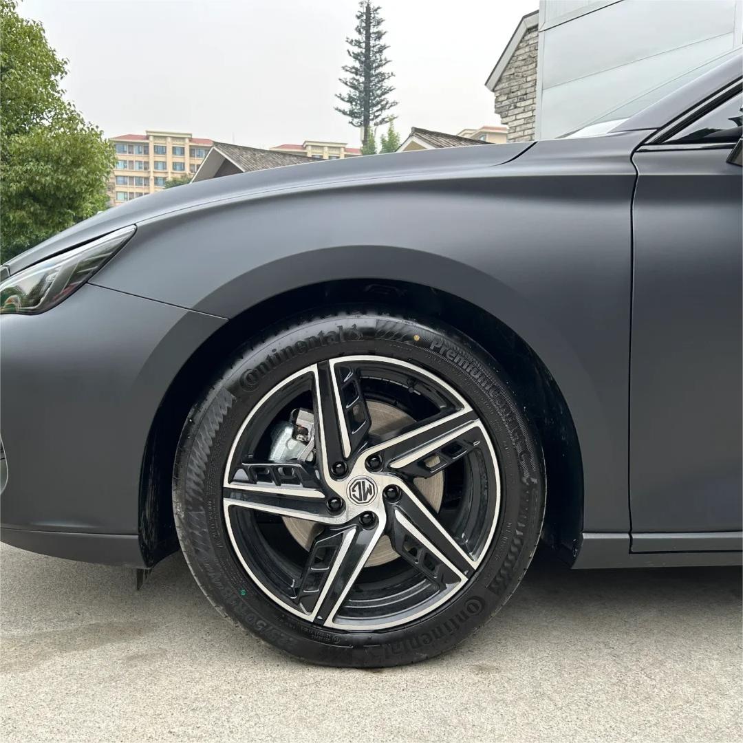 Ultra Matte Black Car Vinyl Wrap Tesla BMW PET review Wrik 01