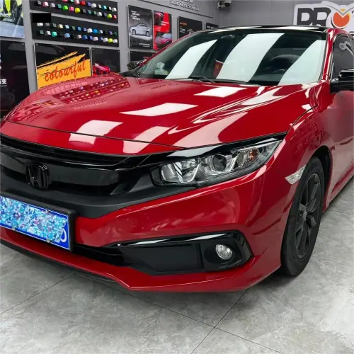 Gloss Blood Red Car Vinyl Wrap Sale review 
