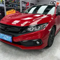 Gloss Blood Red Car Vinyl Wrap Sale review White 01
