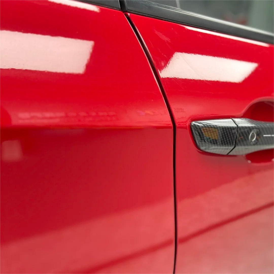 Gloss Blood Red Car Vinyl Wrap Sale review White 01