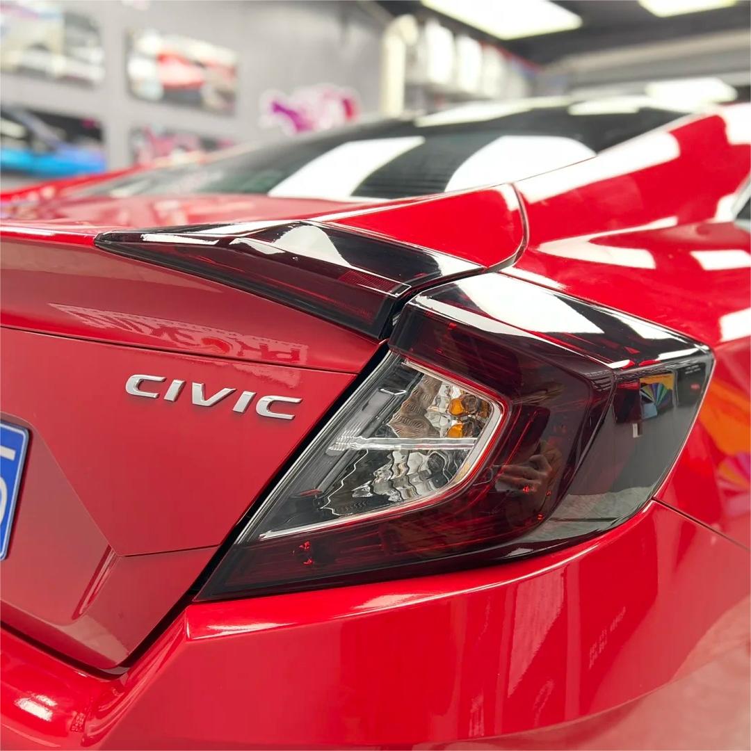 Gloss Blood Red Car Vinyl Wrap Sale review White 03