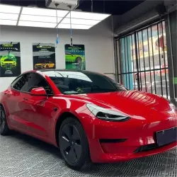 Gloss Blood Red Car Vinyl Wrap Sale review Kendeji 01