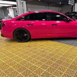 Gloss Rose Red Car Vinyl Wrap Sale review Brian 01
