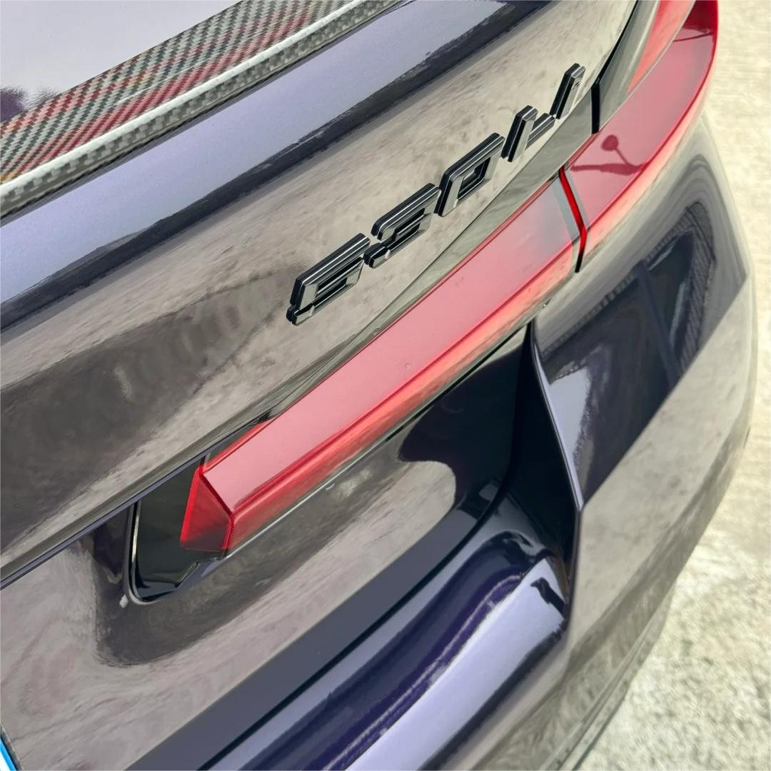 Gloss Metallic Ghost Midnight Purple Car Vinyl Wrap PET review Leona 02