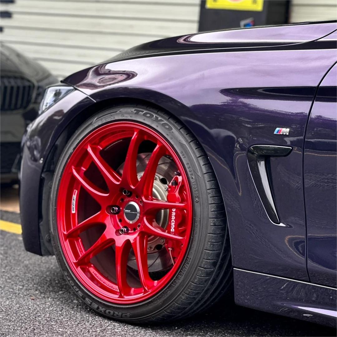 Gloss Metallic Ghost Midnight Purple Car Vinyl Wrap PET review Carolan 01